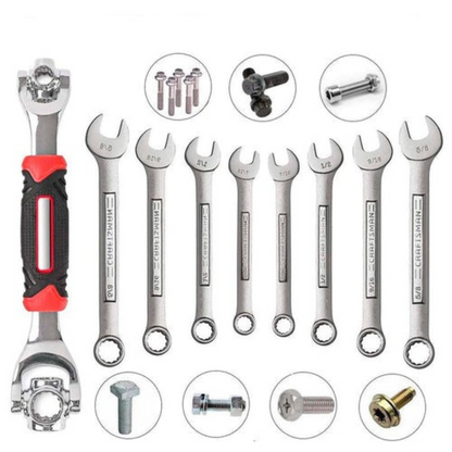 Llave Inglesa Universal 48 en 1 Titanio - ALL IN ONE