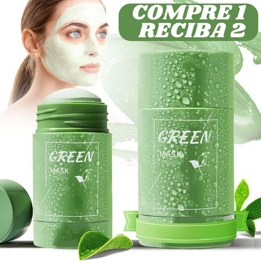 COMPRE 1 RECIBA 2 - Green Mask Aloe Vera - Crema eliminadora de puntos negros y mascarilla limpiadora facial